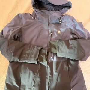 Orage Kids Dusty Blue and Gray Ski Jacket EUC Size X-Large